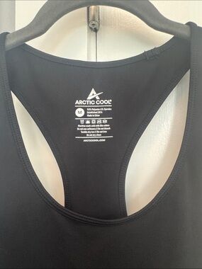 Arctic Cool Women's Black Racerback Tank Top - Moisture-Wicking Activewear